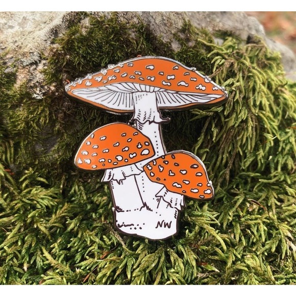 Mushroom Pins Enamel Pins #390 - Picture 3 of 6
